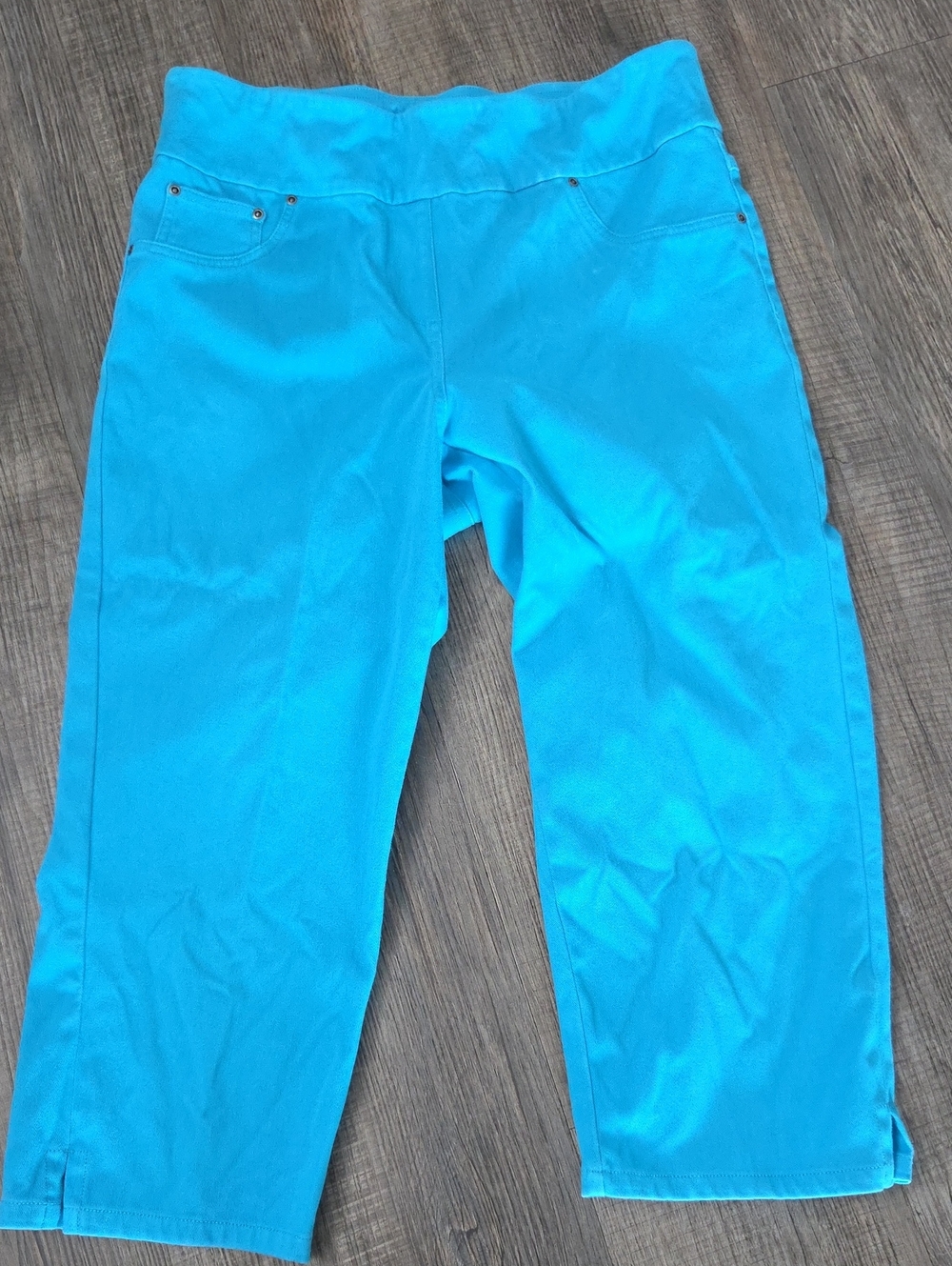 Ruby Rd. Bright Turquoise Pants